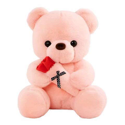 Милий плюшевий ведмедик, рожевий СК092810 фото
