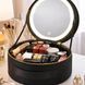 Дорожня косметичка-органайзер з LED-дзеркалом (29х28х11 см) &mdash; Професійний кейс для косметики з підсвіткою D092905 фото 4