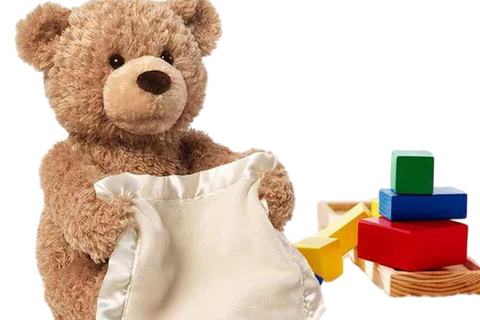 Інтерактивна іграшка Ведмедик Пікабу Peekaboo Bear Brown 30 см CKPBB30 фото