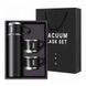 Подарунковий набір Vacuum Flask Set 3в1: Термос 500 мл із вакуумною ізоляцією та 3 чашками, чорний D092866 фото 1