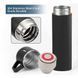 Подарунковий набір Vacuum Flask Set 3в1: Термос 500 мл із вакуумною ізоляцією та 3 чашками, чорний D092866 фото 3