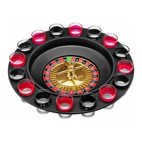 Алкогольна гра Рулетка зі стопками Drinking Roulette Set i3-90 (16 чарок) D092831 фото