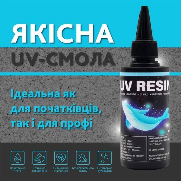 Набір для виготовлення прикрас з епоксидної смоли: Креативний набір з UV-LED лампою та глітером (48 кольорів) D092923 фото