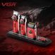Професійний набір для стрижки VGR V-962 (Машинка, тример та шейвер на зарядній станції) D093020 фото 2