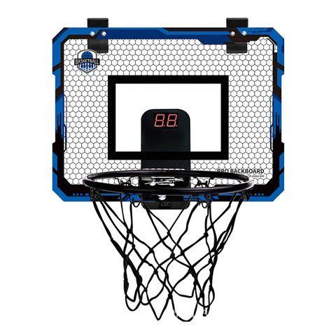 Баскетбольне кільце дитяче з електронним табло на двері та стіну PRO Backboard - навісний ігровий баскетбольний набір із м'ячем та насосом D093027 фото